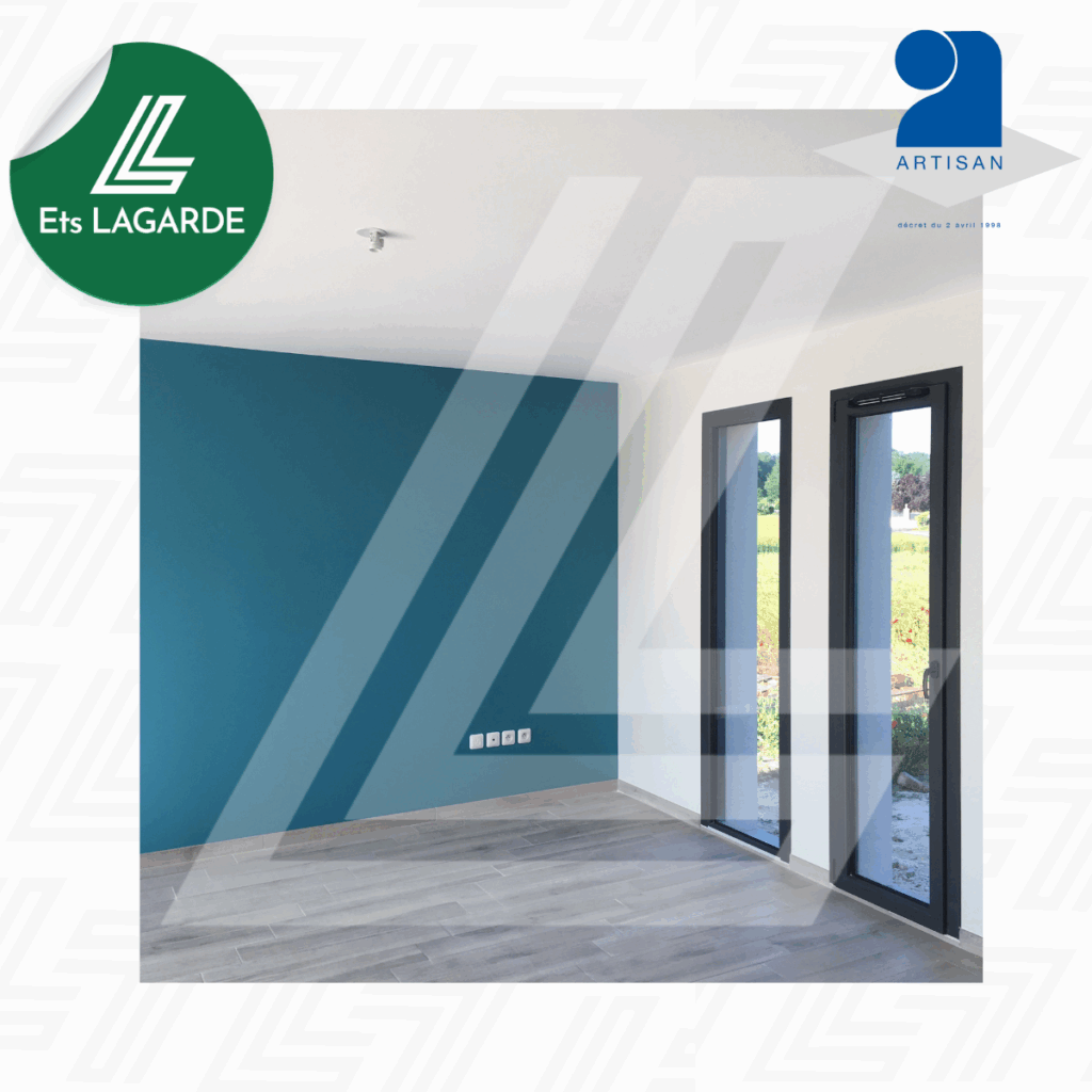 Peintre Reims - Travaux de peinture dans une maison en construction à Jonchery-sur-Vesle proche Reims, Cormontreuil, Bezannes, Bétheny