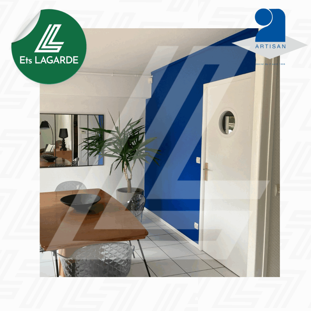 Peintre Châlons-en-Champagne - Travaux de peinture dans un salon à Compertrix
